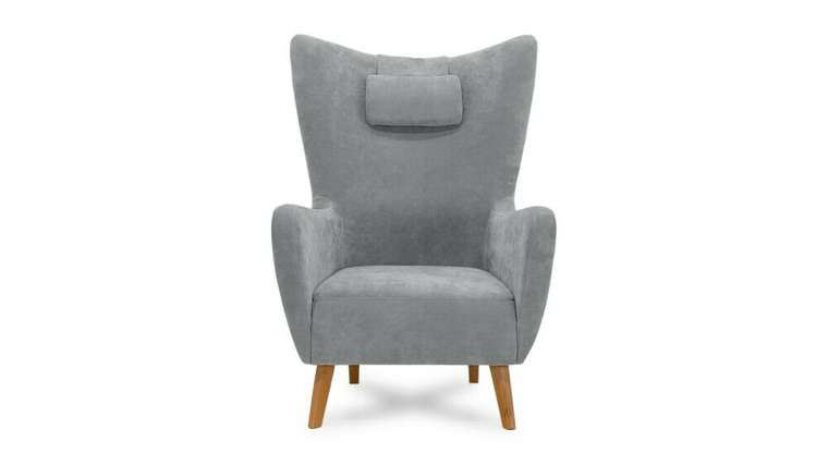 Кресло Лестер 2 серого цвета
