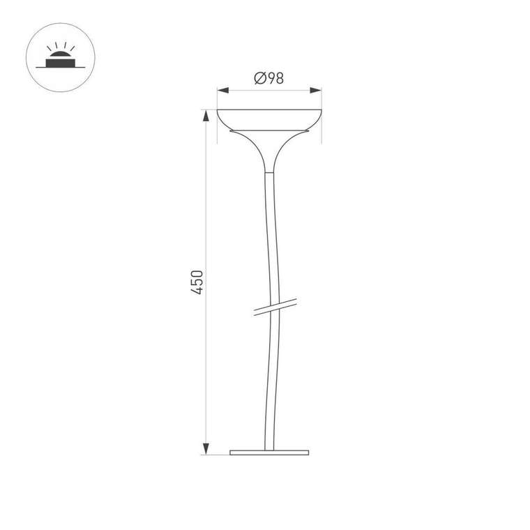 Ландшафтный светильник Mucena 050671 (полимер, цвет белый)