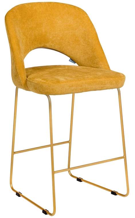 Барный стул Lars желтого цвета