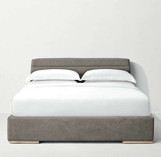 Кровать Nilsson 160х200 темно-серого цвета