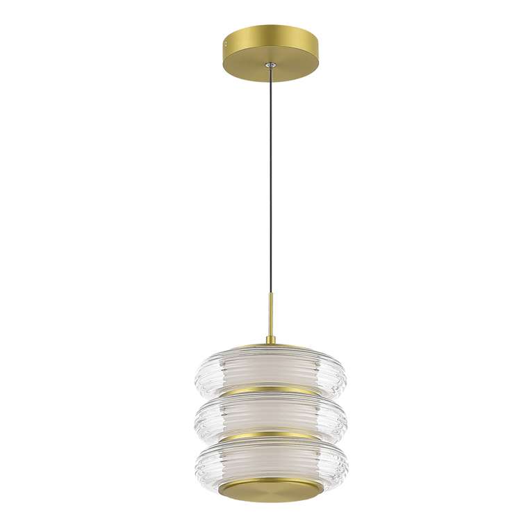 Светильник подвесной ST-Luce золото/прозрачный LED 1*16W 3000K FRITTELA