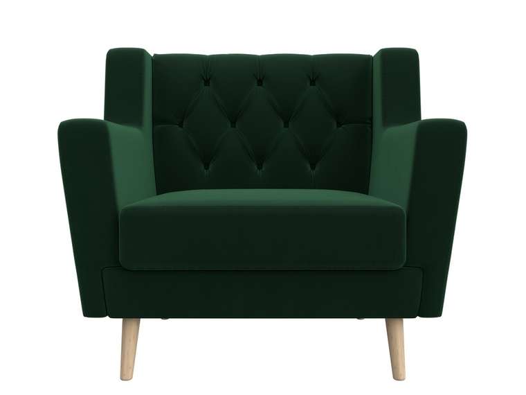 Кресло Брайтон Люкс зеленого цвета