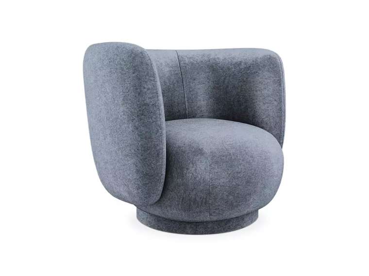 Кресло Lucca синего цвета 