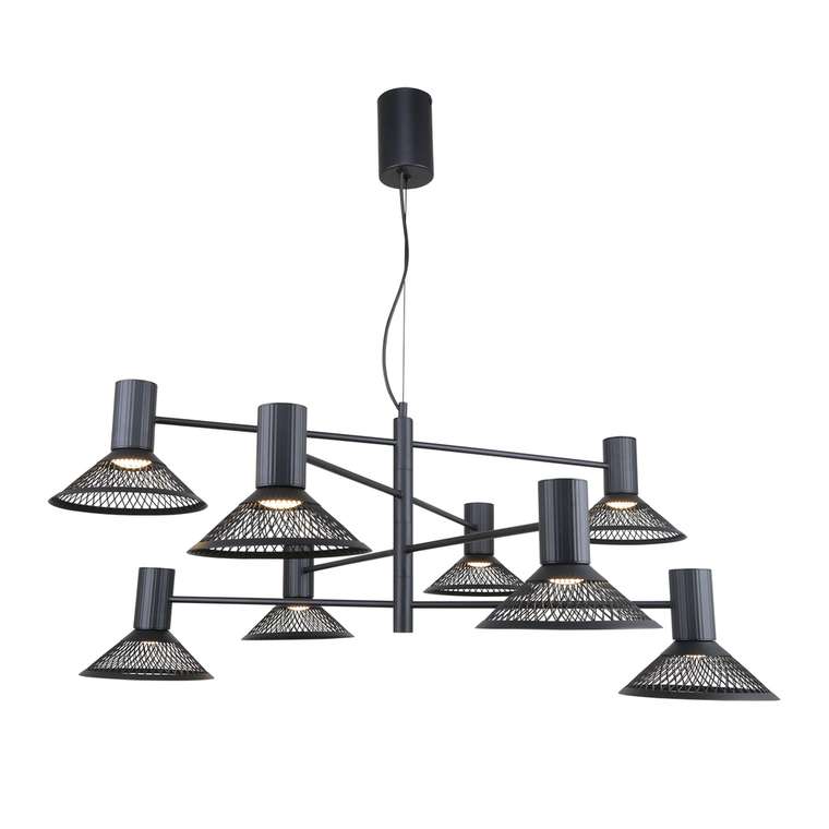 подвесная люстра Metrics  металл 8*LED*6W, 5280LM, 3000K, included