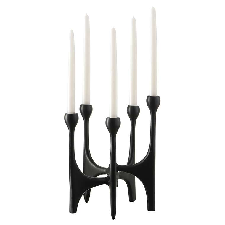 Подсвечник Munless черного цвета