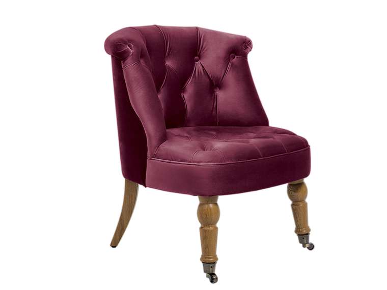 Кресло Visconte бордового цвета