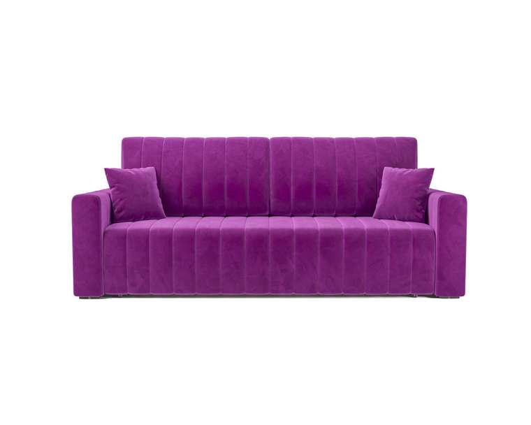 Прямой диван-кровать Лондон фиолетового цвета