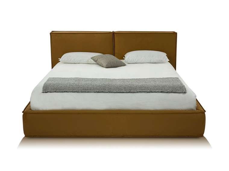 Кровать Bob 200х200 терракотового цвета с подъемным меxанизмом