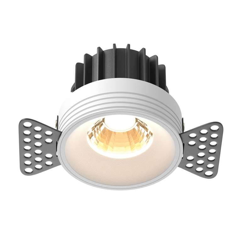 Встраиваемый светильник Technical DL058-12W2.7K-TRS-W Round Downlight