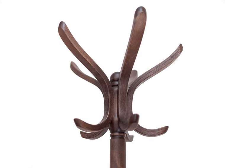 Вешалка напольная В 12Н темно-коричневого цвета