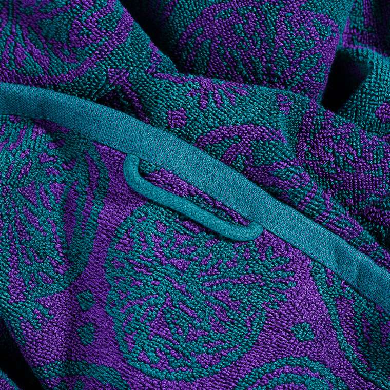 Полотенце Fairytale для ванной 50х80 зелено-фиолетового цвета