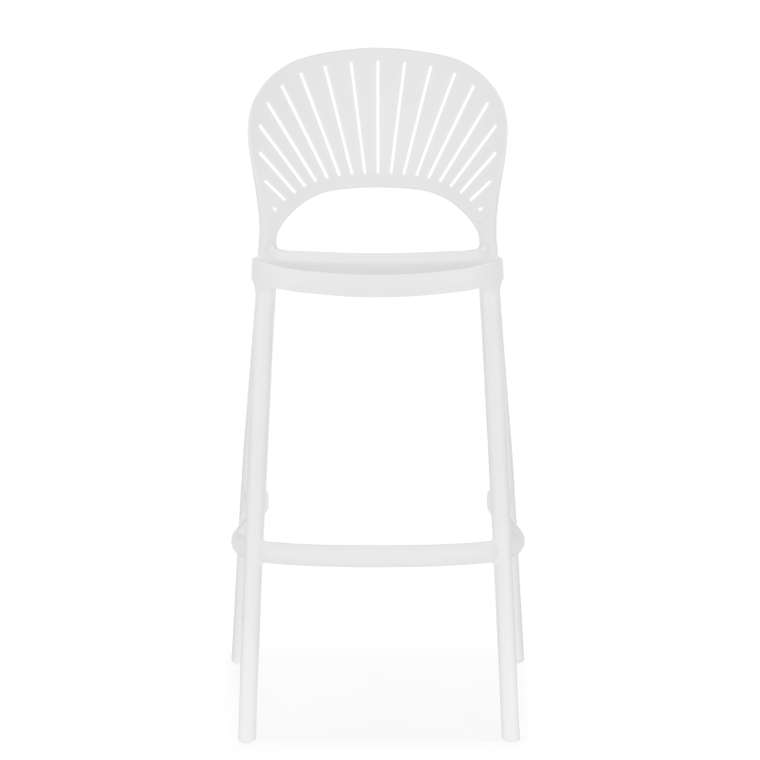 Барный стул Sim белого цвета