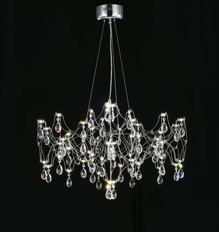 Подвесная люстра Ileria MR2650-57P-50AD (металл, цвет никель)