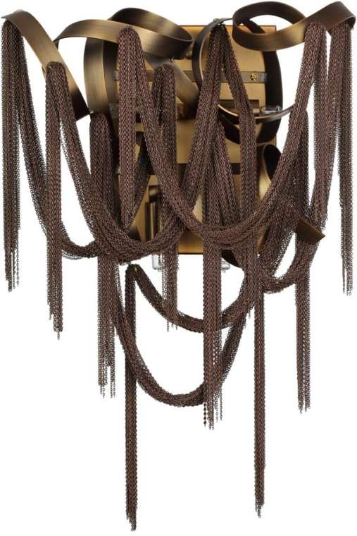 Бра Odeon Light Chainy 5066/4W античн.бронза/коричневый/металл/металл G9 4*40W