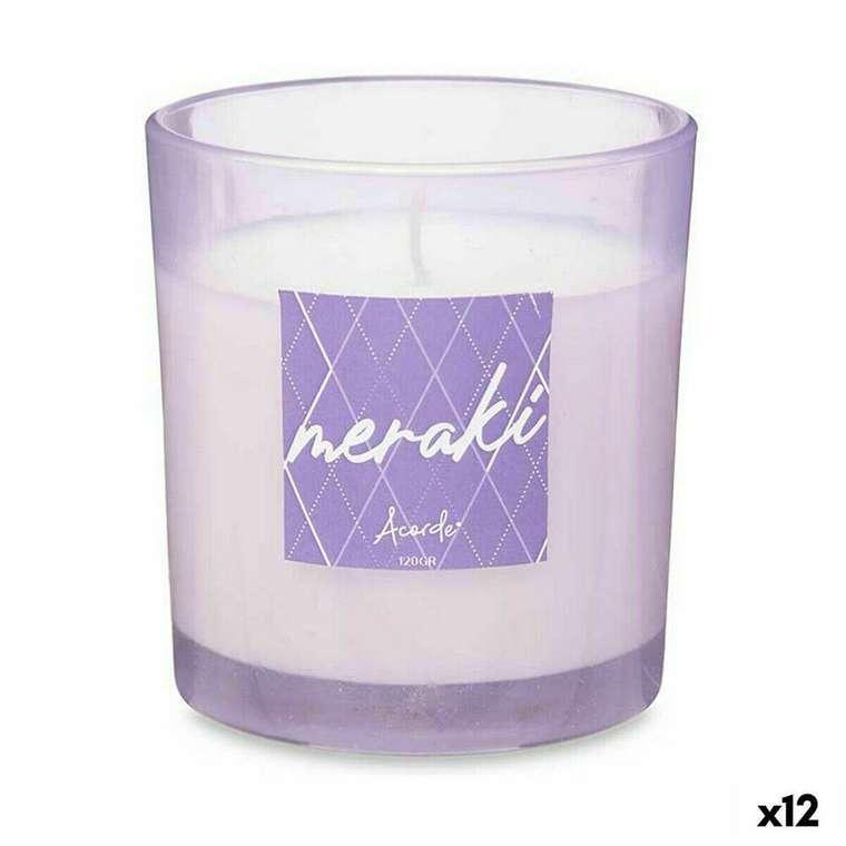 Ароматизированная свеча Acorde 86487 Фиолетовый 120 g (12 штук)