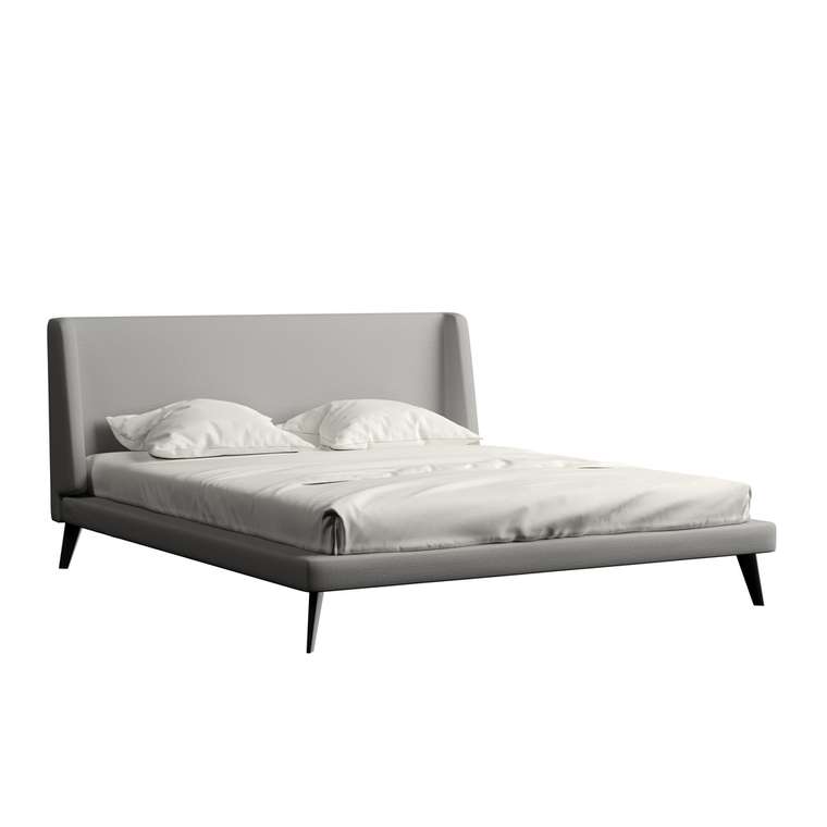 Кровать Cocon 140x200 светло-серого цвета