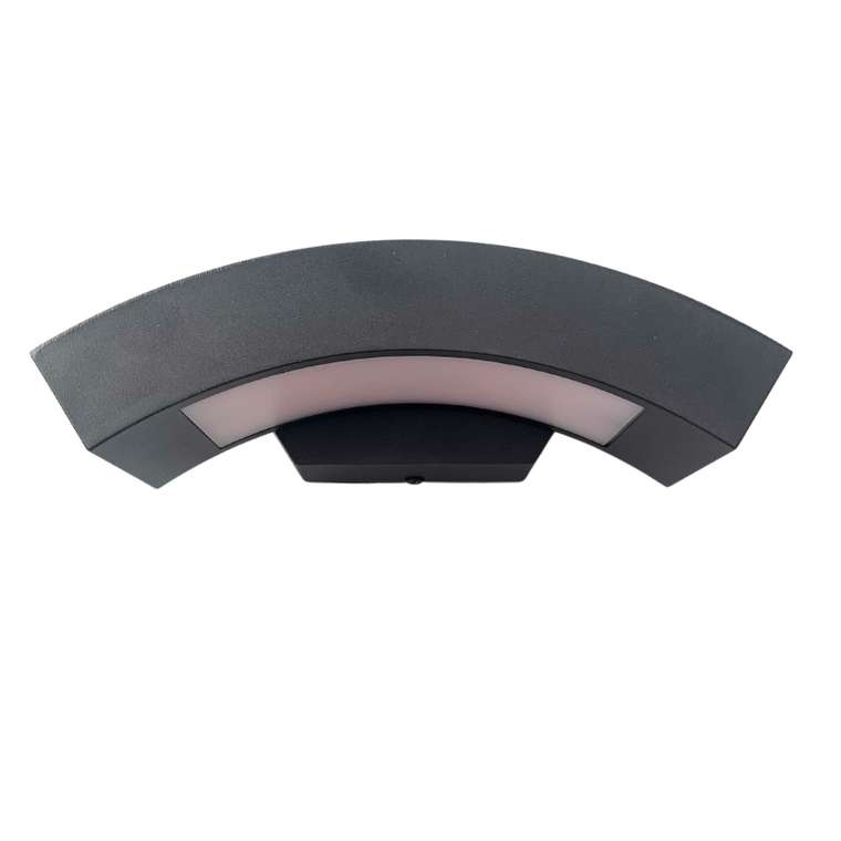 Уличный настенный светильник Uniel ULU-S72A-14W/4000K IP65 BLACK UL-00009355