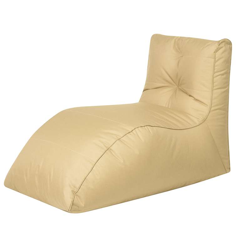 Кресло-лежак Оскар бежевого цвета
