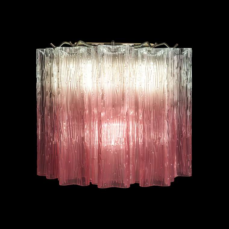 Настенный светильник Murano 10580W Clear pink (стекло, цвет розовый)