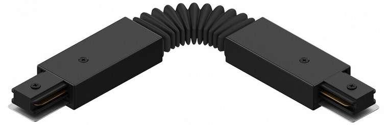 Коннектор гибкий Skylite HSBL_0008 для накладного шинопровода 220В, чёрный