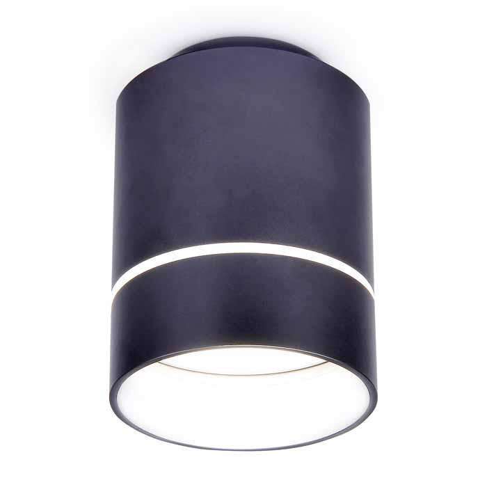 Потолочный светодиодный светильник Techno Spot темно-синего цвета