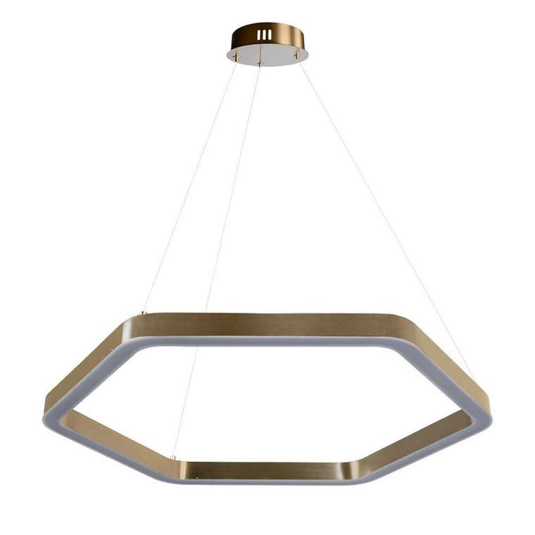 Подвесная люстра Titanium 80 золотого цвета