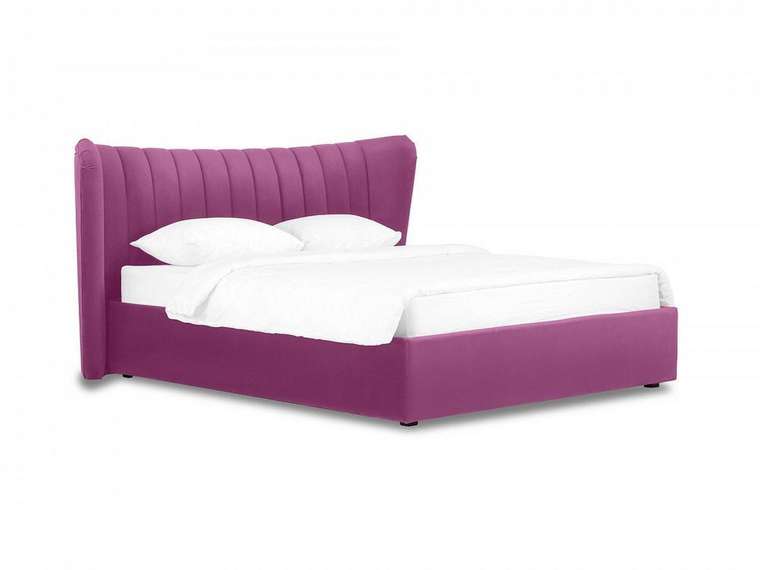 Кровать Queen Agata Lux 160х200 пурпурного цвета