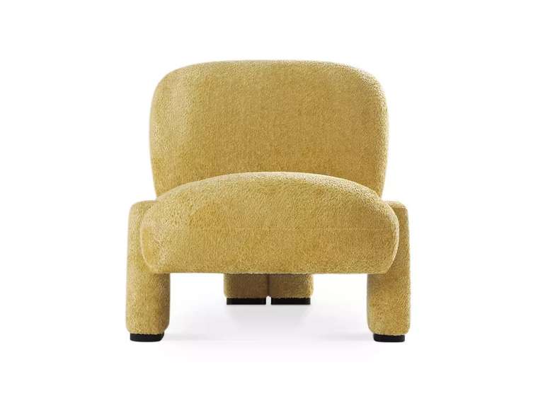 Кресло Orli желтого цвета