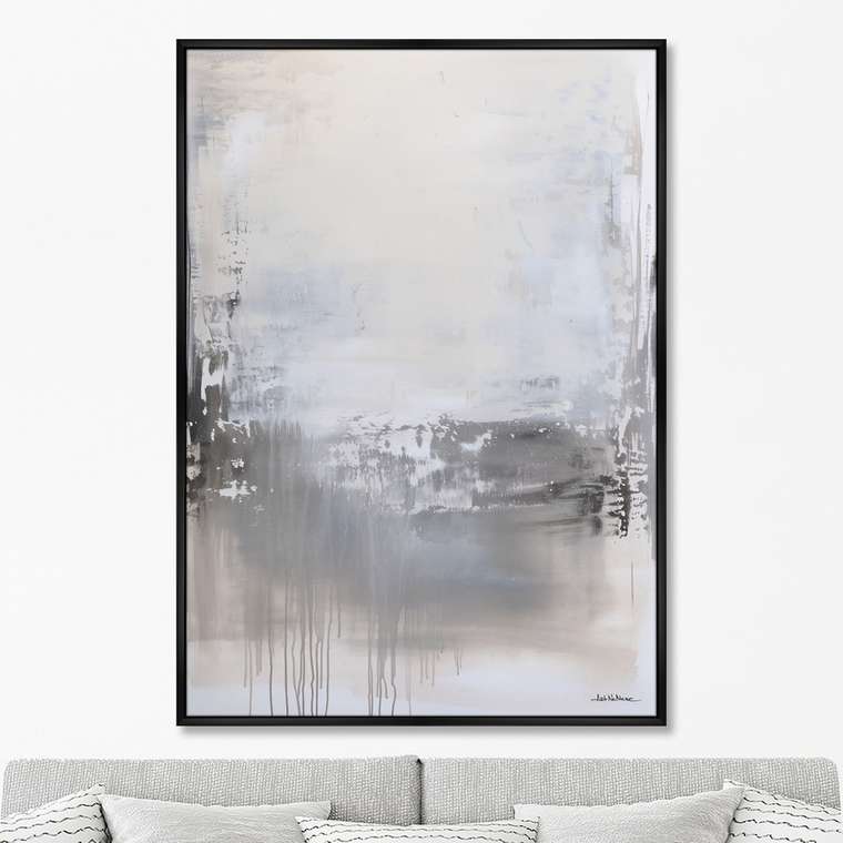 Репродукция картины на холсте Зимний день, 2025г.