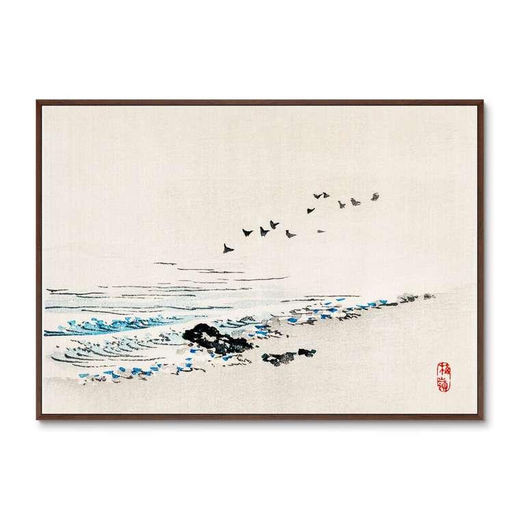 Репродукция картины Beach scenery, 1883г.