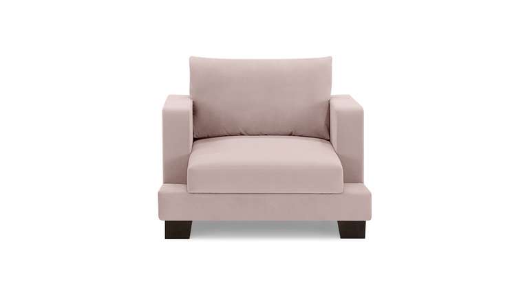 Кресло Дрезден розового цвета