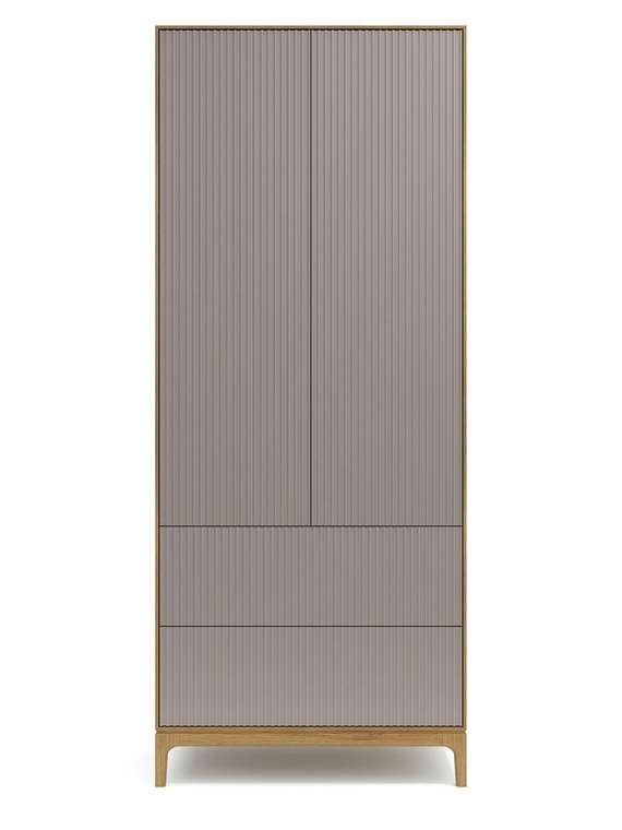 Шкаф Fargo серо-бежевого цвета с двумя ящиками