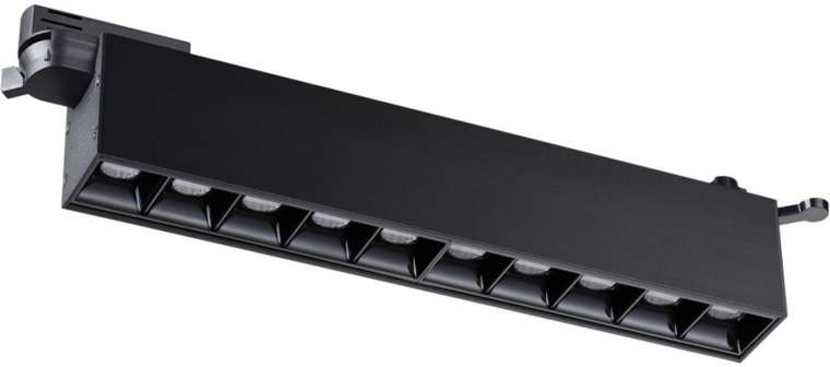 Cветильник светодиодный трековый однофазный трехжильный IP20 4000K 16W 220V NT22 075 черный Novotech Iter 358831