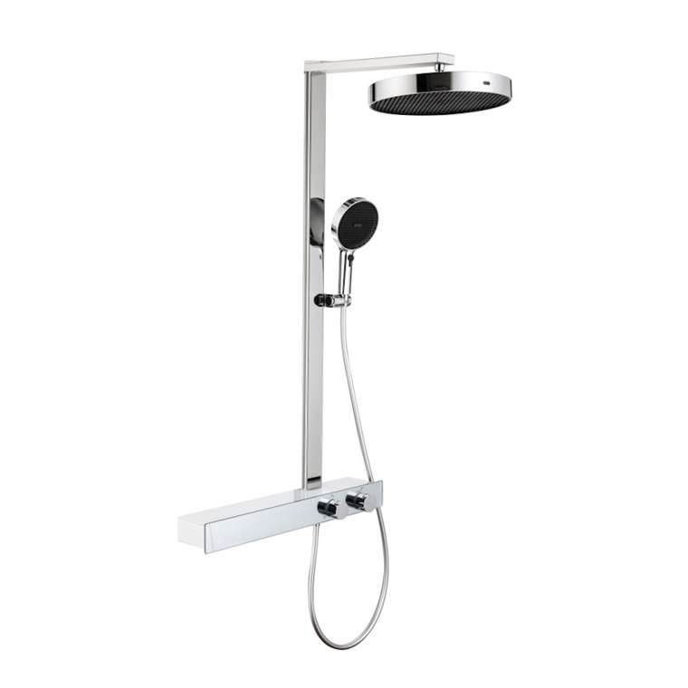 Душевая система Fmark FS45A-02, хром/черный