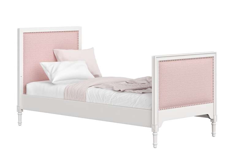 Кровать подростковая Elit 90х200 бело-розового цвета