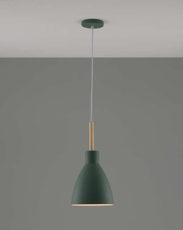 Подвесной светильник Toni темно-зеленого цвета