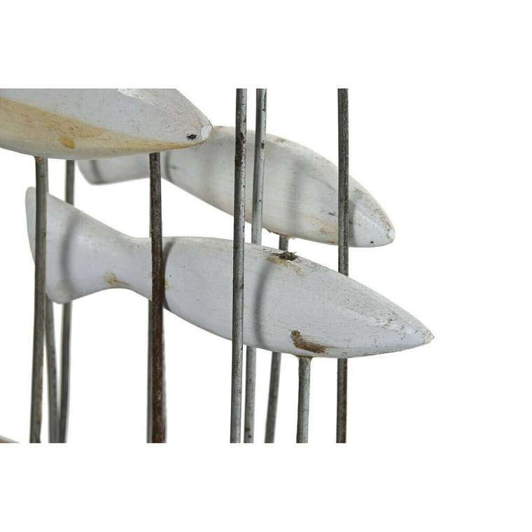 Декоративная фигура Белый Коричневый Спирали 45 x 15 x 100 cm