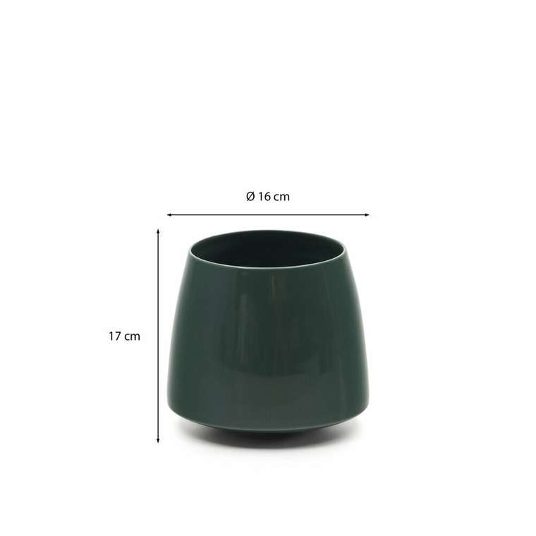 Ваза Sibla зеленого цвета