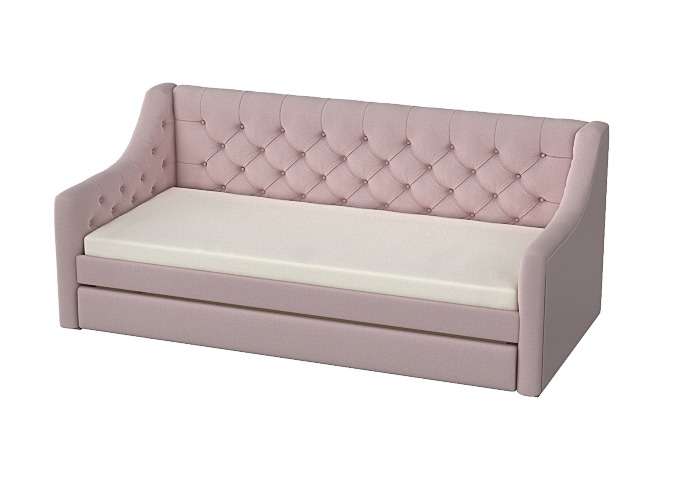 Диван-кровать Elit Soft спальное место 90х200 розового цвета