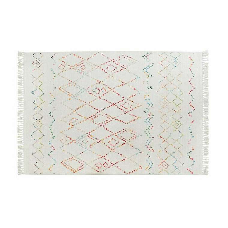 Ковер из полиэстера 160x230 белого цвета
