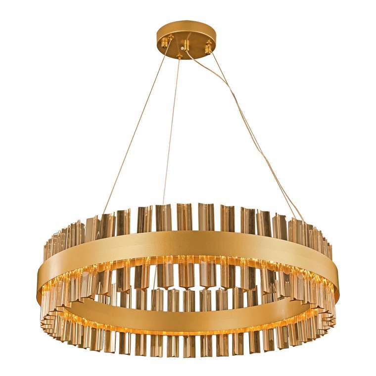подвесная люстра Marquis золотой металл, стекло LED*27W, 2160LM, 4000K, included