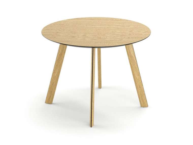 Обеденный стол Brasko 90 бежевого цвета