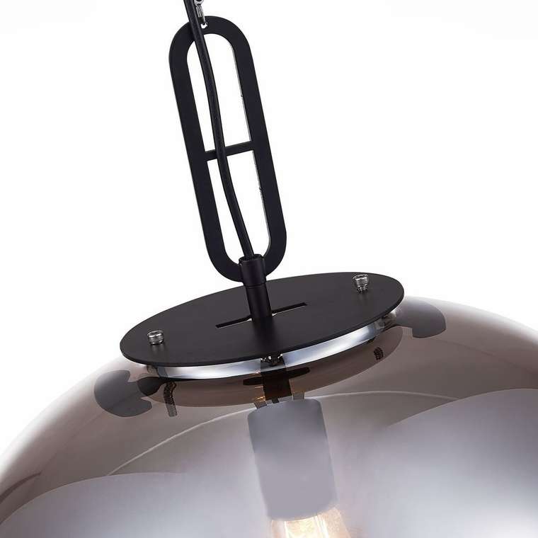 Светильник подвесной Burasca с дымчатым плафоном