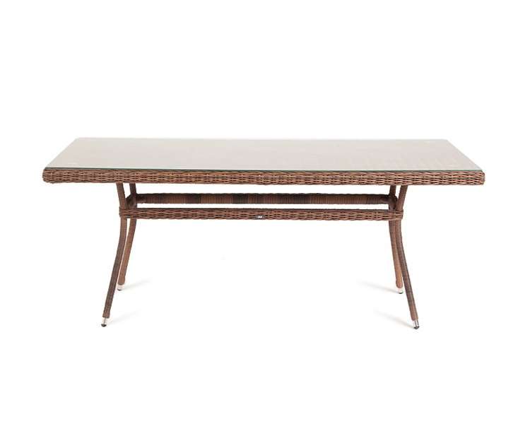 Обеденный стол Латте 160 коричневого цвета