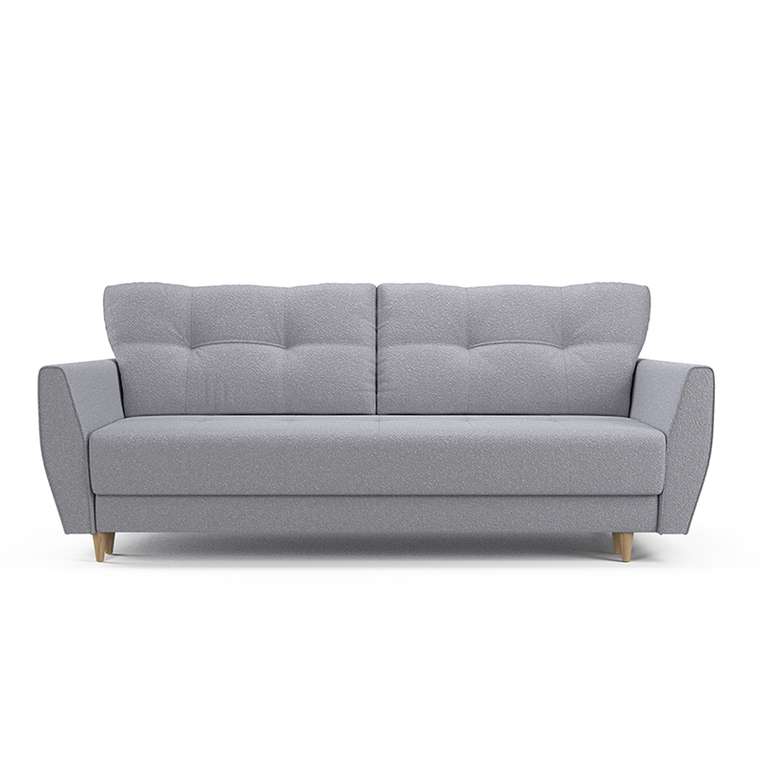 Прямой диван-кровать Raud серо-голубого цвета