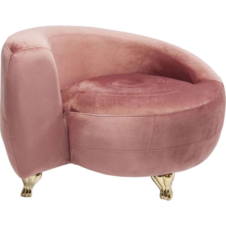 Кресло Snake розового цвета
