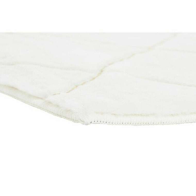 Ковер из полиэстера 120x180 белого цвета