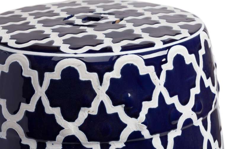 Керамический столик-табурет Istanbul Stool Dark Blue