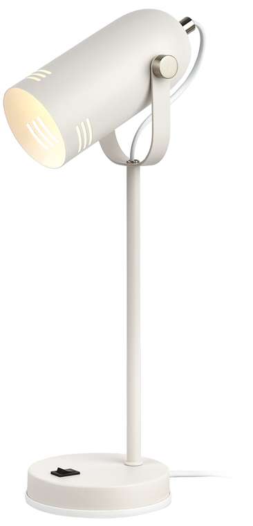 Настольная лампа N-117 Б0047192 (металл, цвет белый)