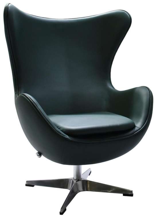 Кресло Egg Chair зеленого цвета